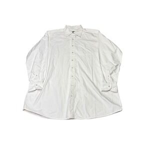 Proper Cloth Mens White Oxford Cloth Button Down Shirt 18.5 37‎  Long Sleeve